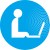 LibrarySymbolLaptop-YBlue